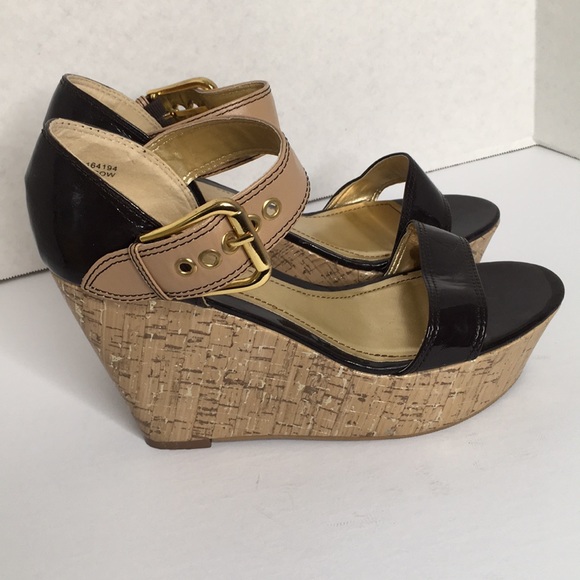 bamboo wedge sandals